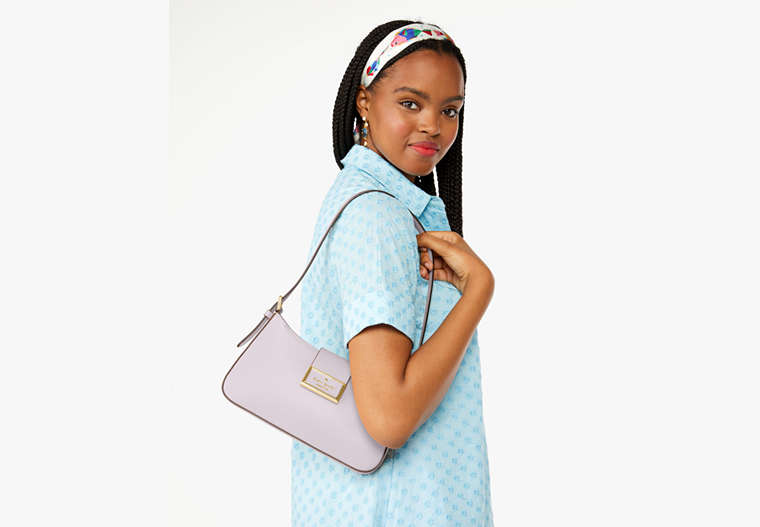 Reegan Small Shoulder Bag Pale Amethyst Pale Amethyst