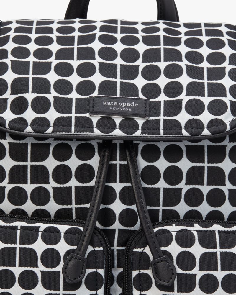 KateSpade Noel Jacquard Backpack Black Multi