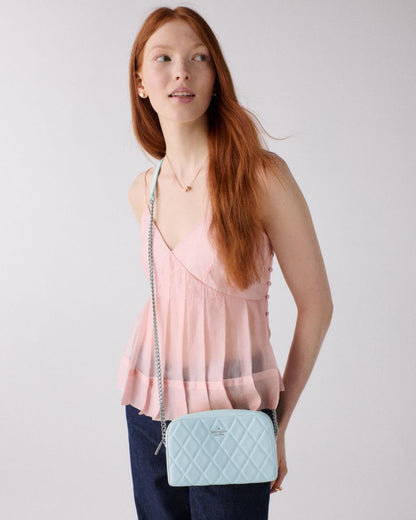 KateSpade Carey Chain Camera Bag Crisp Sky