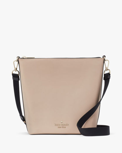 KateSpade Chelsea Large Duffle Crossbody Warm Beige Multi