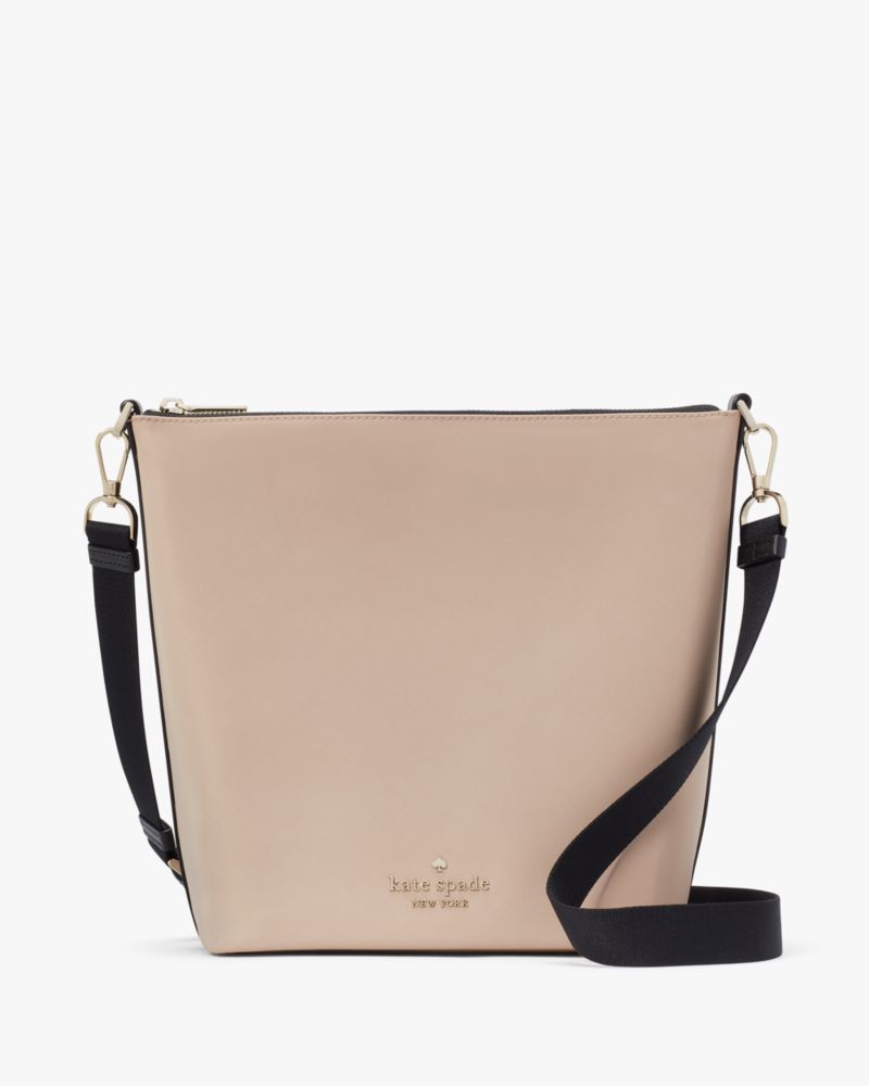 KateSpade Chelsea Large Duffle Crossbody Warm Beige Multi