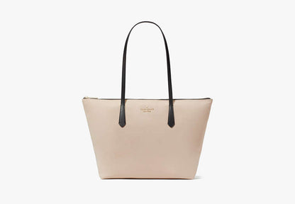Kitt Nylon Medium Tote Warm Beige Multi Warm Beige Multi