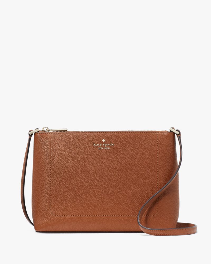 KateSpade Leila Medium Crossbody Warm Gingerbread