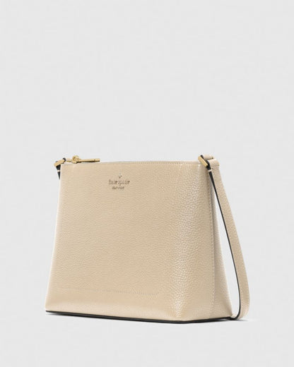 KateSpade Leila Medium Crossbody Light Sand