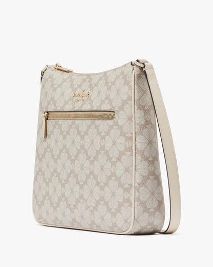 KateSpade Signature Spade Flower Large Swingpack Crossbody Dark Beige Multi