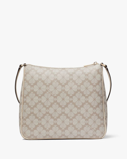 KateSpade Signature Spade Flower Large Swingpack Crossbody Dark Beige Multi