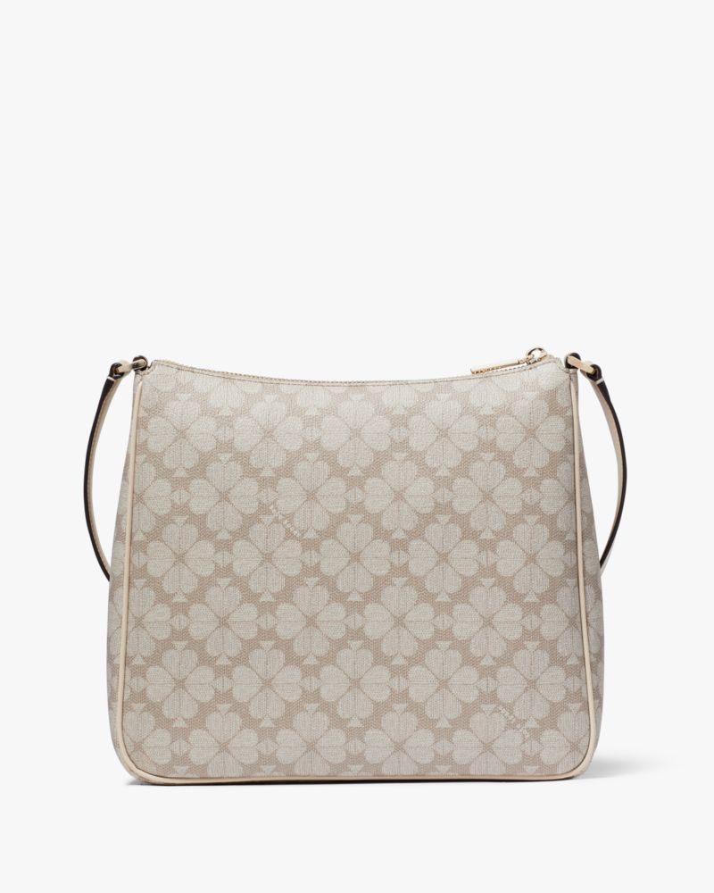 KateSpade Signature Spade Flower Large Swingpack Crossbody Dark Beige Multi