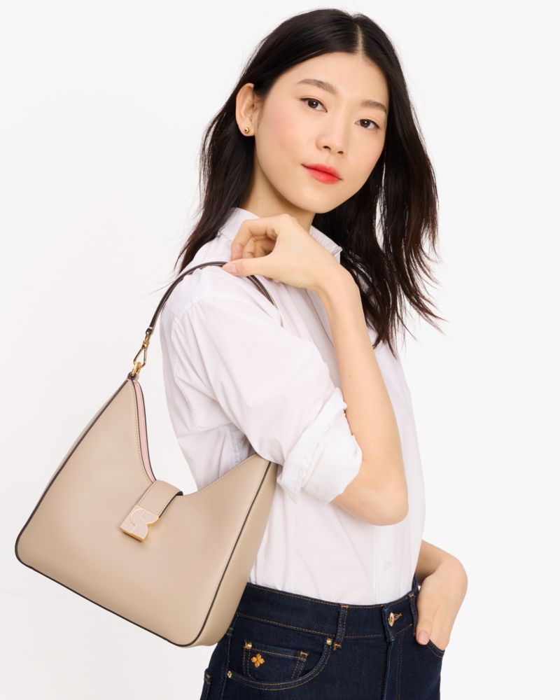 KateSpade Dakota Hobo Bag Timeless Taupe
