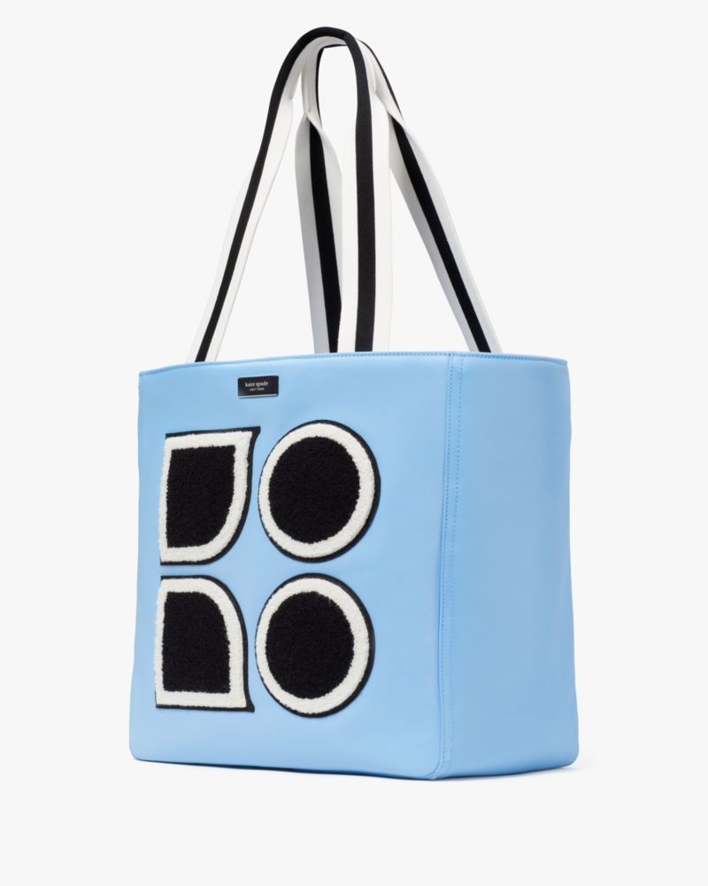 KateSpade Noel Large Tote Astral Blue Multi