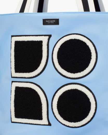 KateSpade Noel Large Tote Astral Blue Multi