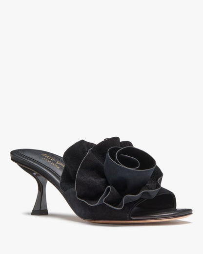 Katespade Flourish Heeled Sandal Black
