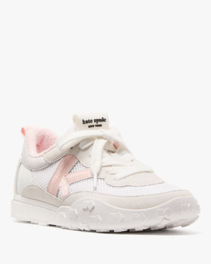 Katespade K As In Kate Sneakers True White Pastry Pink