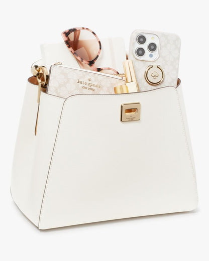 KateSpade Phoebe Medium Top Handle Satchel Meringue
