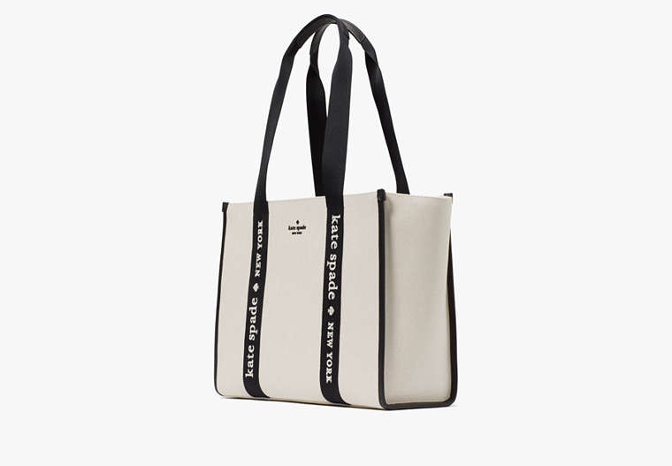 Kip Canvas Large Tote Natural Multi Natural Multi