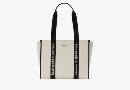 Kip Canvas Large Tote Natural Multi Natural Multi