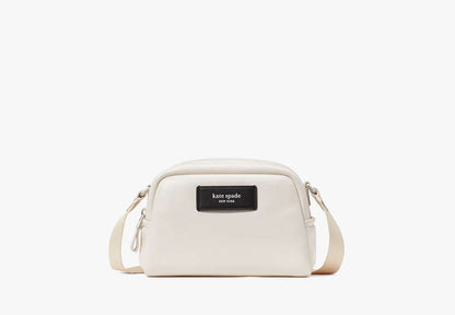 Puffed Small Crossbody Parchment Parchment