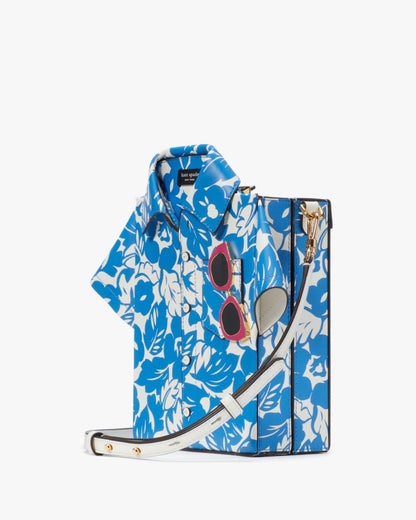 KateSpade Playa Printed 3d Shirt Crossbody Summer Night Multi