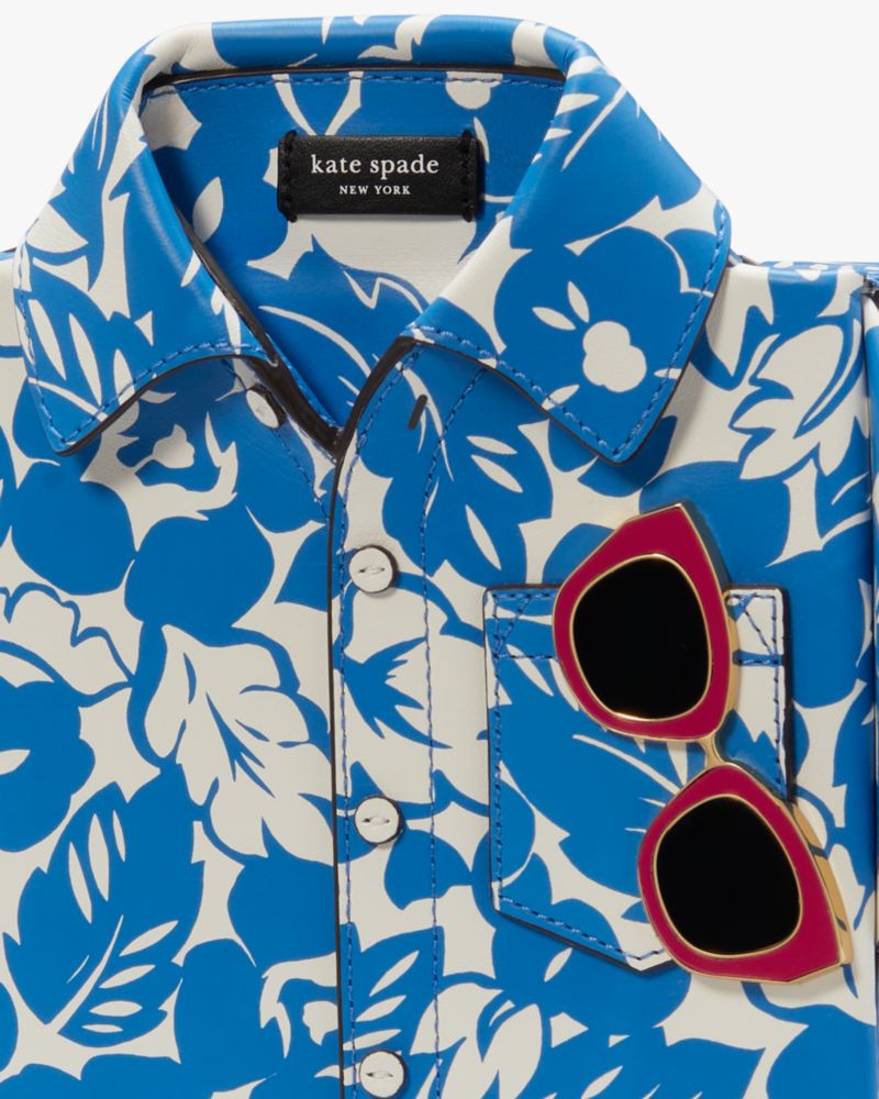 KateSpade Playa Printed 3d Shirt Crossbody Summer Night Multi