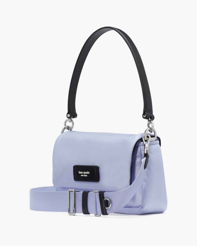 KateSpade Puffed Lola Convertible Crossbody Viola Flower