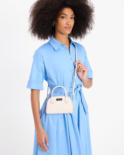 KateSpade Sam Icon Mini Duffle Bag Parchment