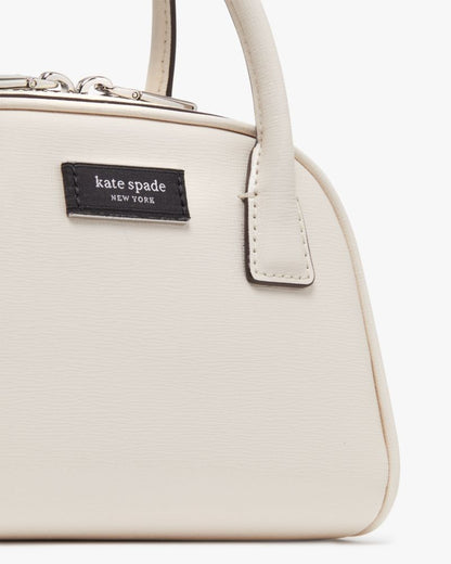 KateSpade Sam Icon Mini Duffle Bag Parchment