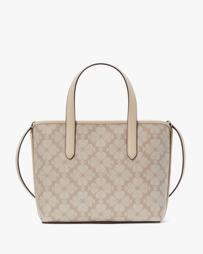 KateSpade Spade Flower Small Tote Dark Beige Multi