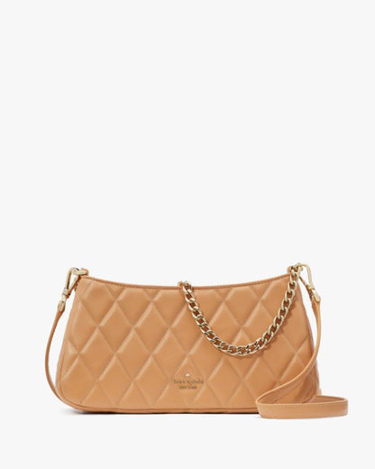 KateSpade Carey Small Convertible Crossbody Tiramisu Mousse