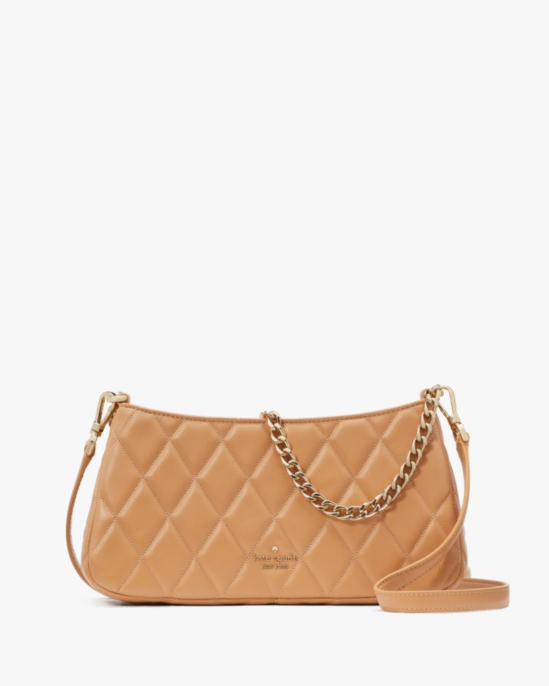 KateSpade Carey Small Convertible Crossbody Tiramisu Mousse