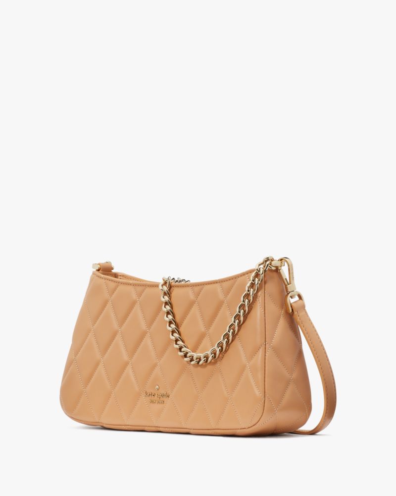 KateSpade Carey Small Convertible Crossbody Tiramisu Mousse