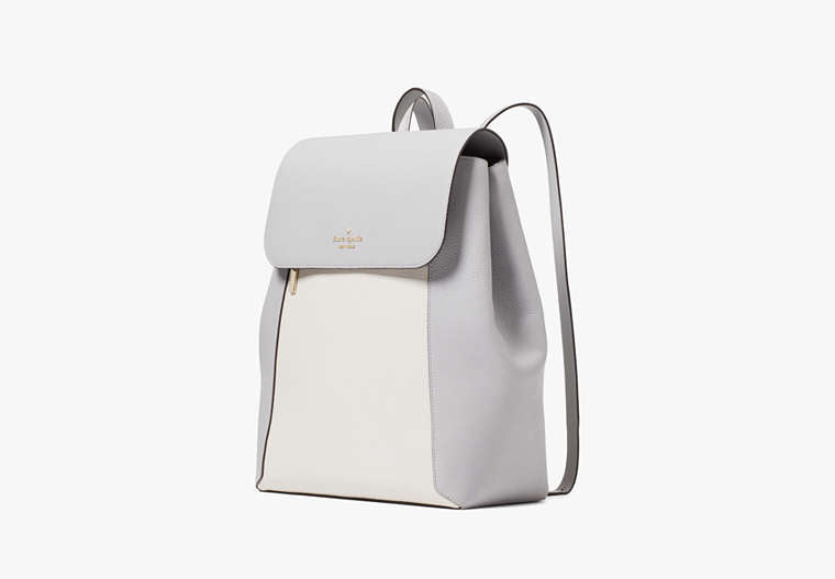 Lena Colorblock Large Flap Backpack Mountain Grey Multi Mountain Grey Multi