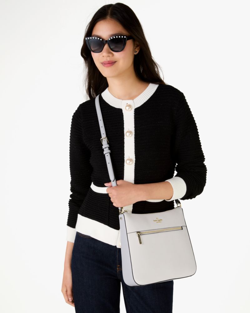 KateSpade Lena Colorblock Large Swingpack Crossbody Mountain Grey Multi