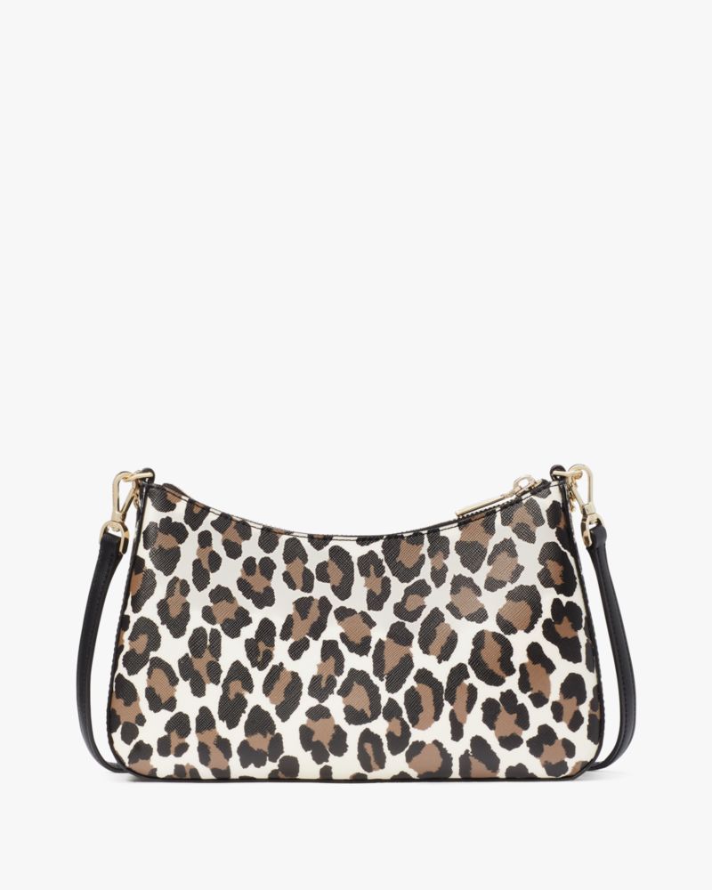 KateSpade Margot Spotted Leopard Medium Convertible Crossbody Cream Multi