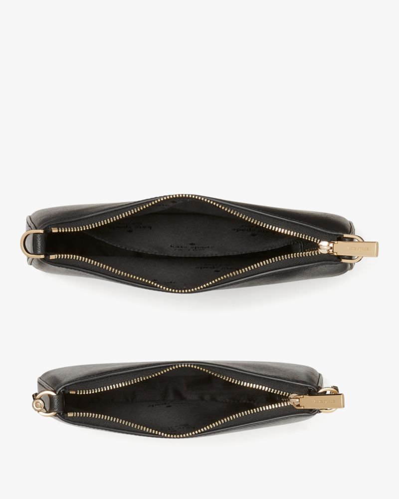 KateSpade Duet Saffiano Leather Small Crossbody Black