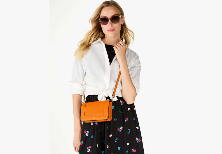 Lena Mini Crossbody Orange Zinnia Orange Zinnia
