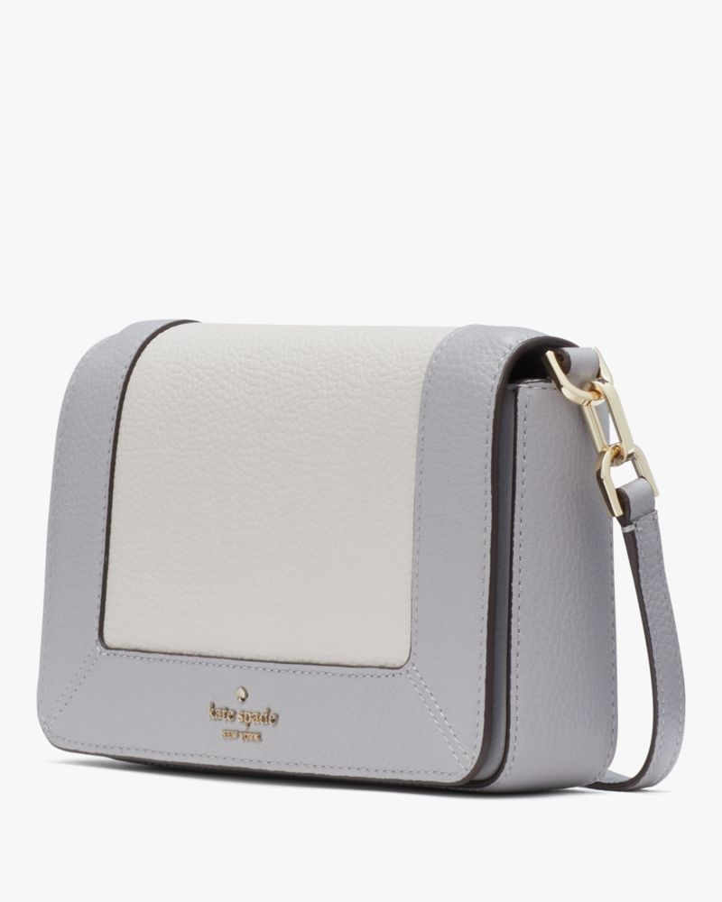 KateSpade Lena Colorblock Mini Flap Crossbody Mountain Grey Multi