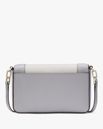 KateSpade Lena Colorblock Mini Flap Crossbody Mountain Grey Multi
