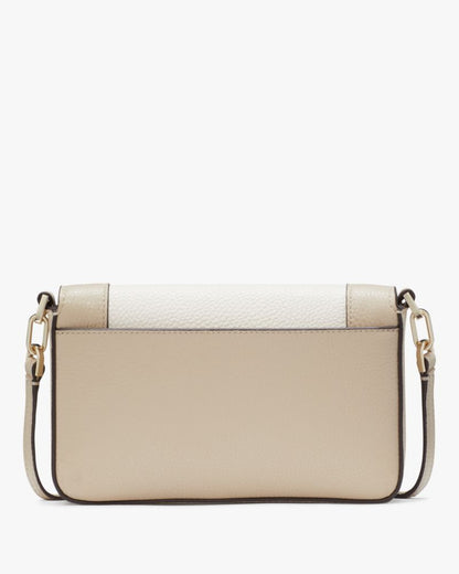 KateSpade Lena Colorblock Mini Flap Crossbody Light Sand Multi