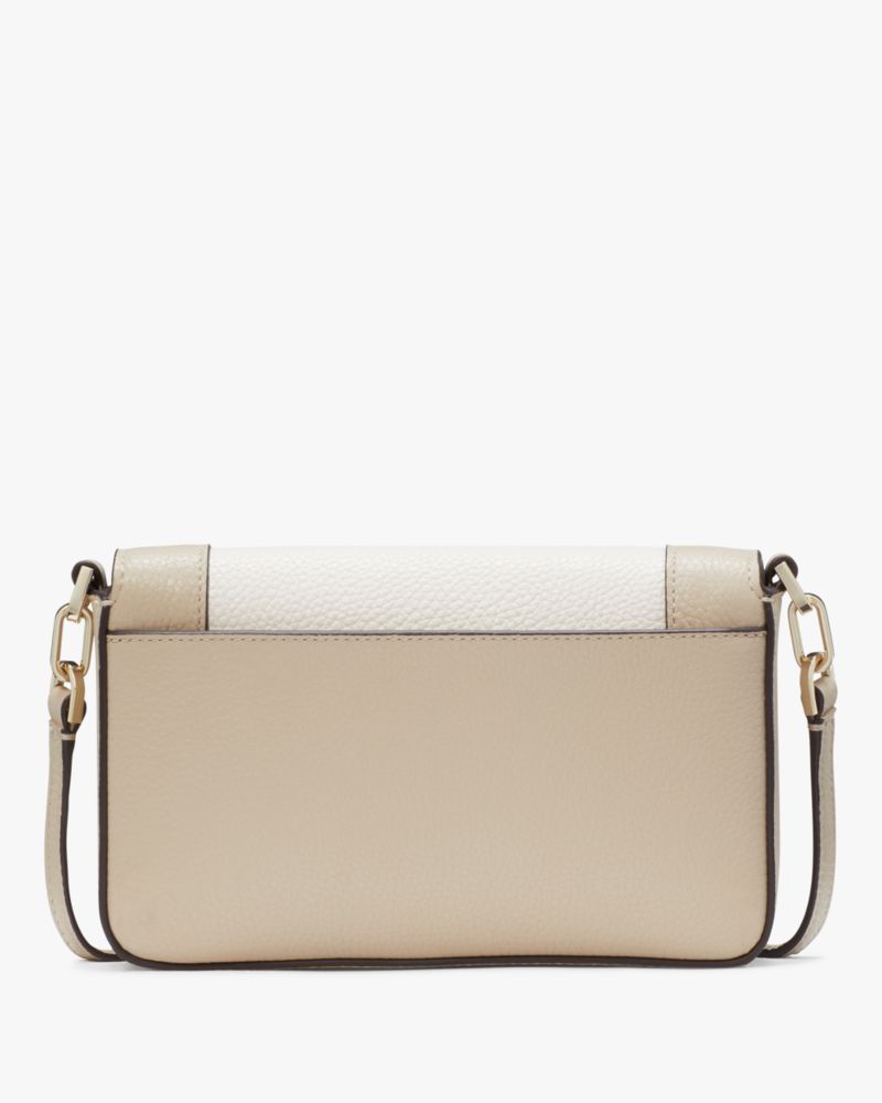 KateSpade Lena Colorblock Mini Flap Crossbody Light Sand Multi