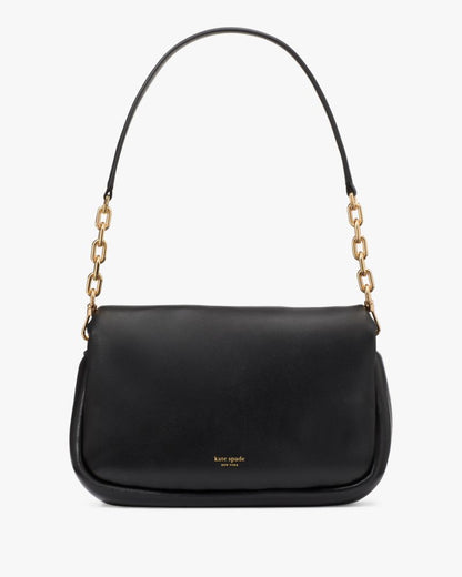 KateSpade Dakota Puffy Leather Crossbody Black
