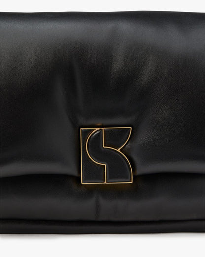 KateSpade Dakota Puffy Leather Crossbody Black