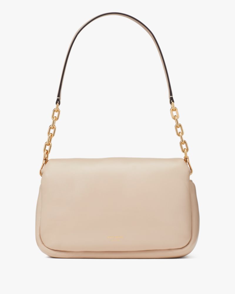 KateSpade Dakota Puffy Leather Crossbody Feather