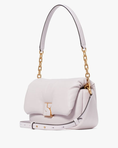 KateSpade Dakota Puffy Leather Crossbody Lilac Moonlight