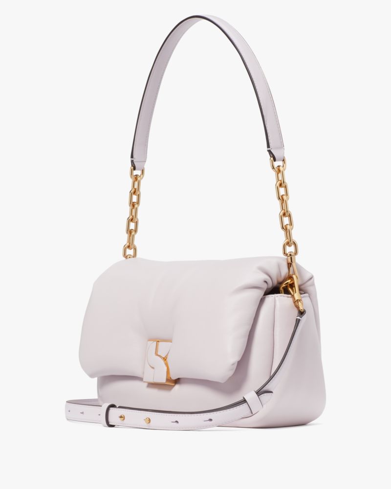 KateSpade Dakota Puffy Leather Crossbody Lilac Moonlight