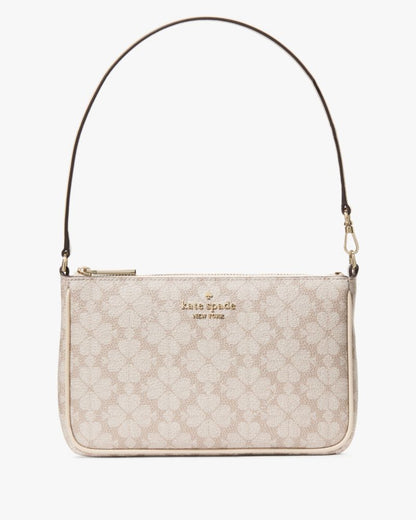 KateSpade Spade Flower Convertible Wristlet Dark Beige Multi