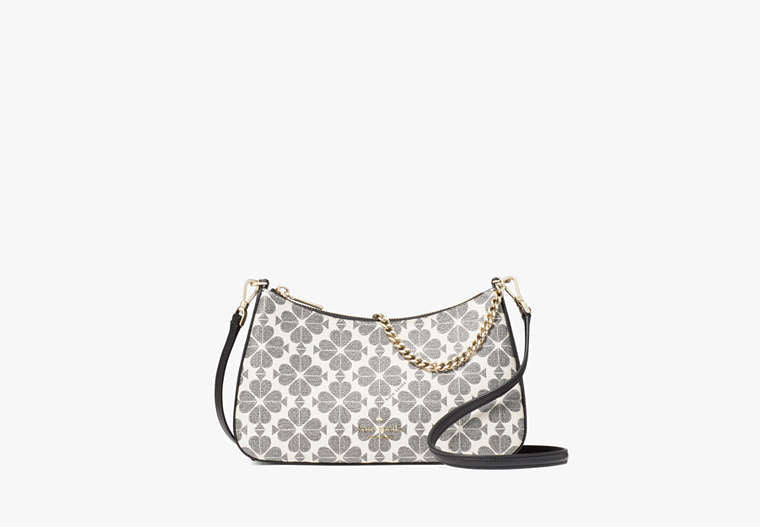 Signature Spade Flower Medium Convertible Crossbody Black Multi Black Multi
