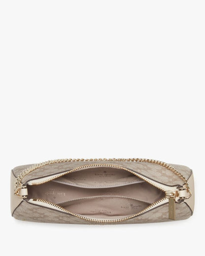 KateSpade Signature Spade Flower Medium Convertible Crossbody Dark Beige Multi
