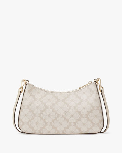 KateSpade Signature Spade Flower Medium Convertible Crossbody Dark Beige Multi
