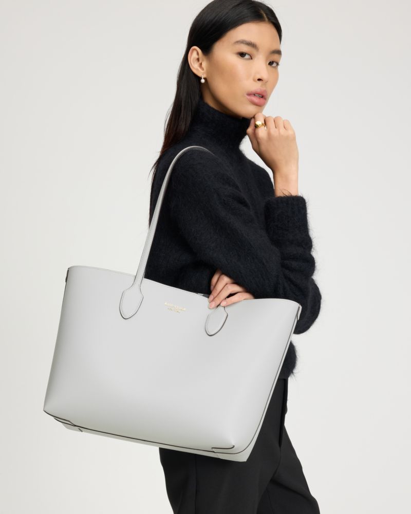 KateSpade Bleecker Space Dot Large Tote Stone Path