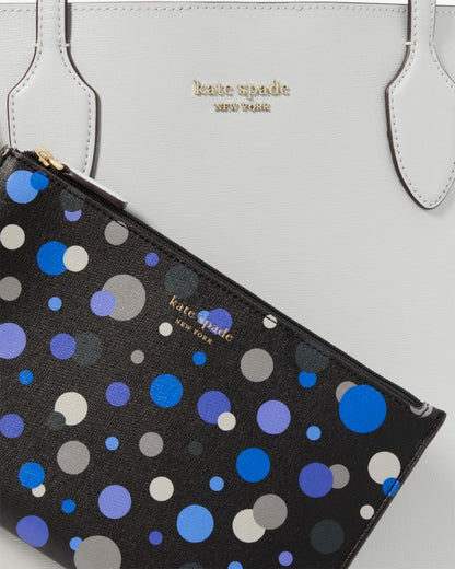 KateSpade Bleecker Space Dot Large Tote Stone Path