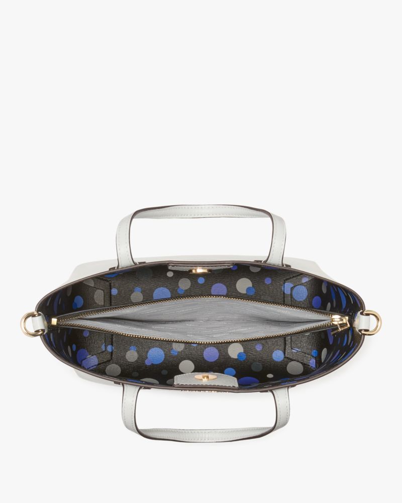 KateSpade Bleecker Space Dot Medium Crossbody Tote Stone Path